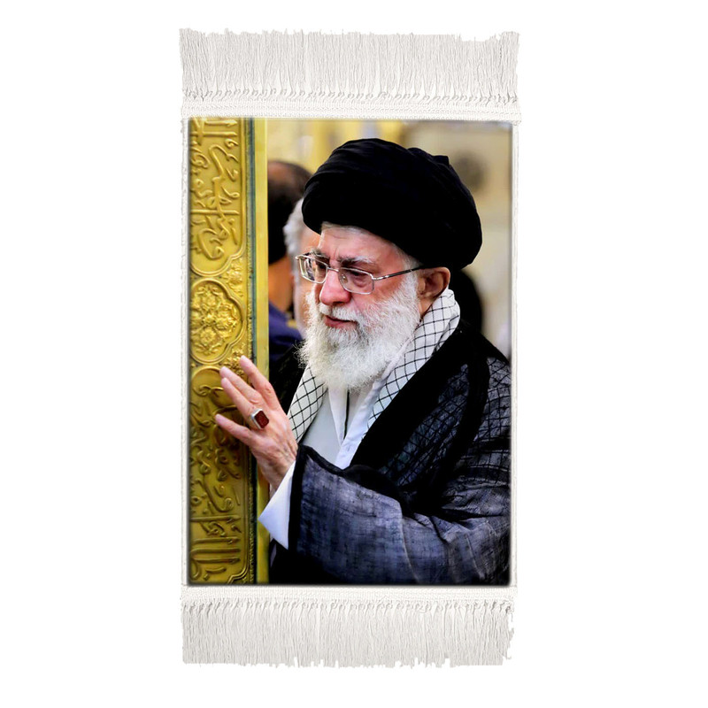 تابلو فرش ماشینی طرح رهبر شهید آیت الله سید علی خامنه ای